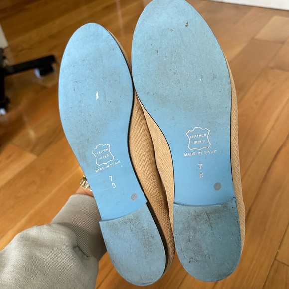 Nicky Hilton x French Sole Nude Ballet Flats - Picture 6 of 6